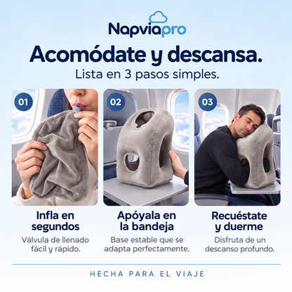 Almohada de Viaje Hinchable